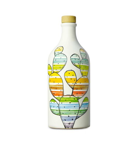 Extra panenský olivový olej Fruttato Medio, design Fico d´India 0,5l