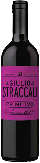 Straccali Primitivo Puglia IGP 2023 0,75l šroub